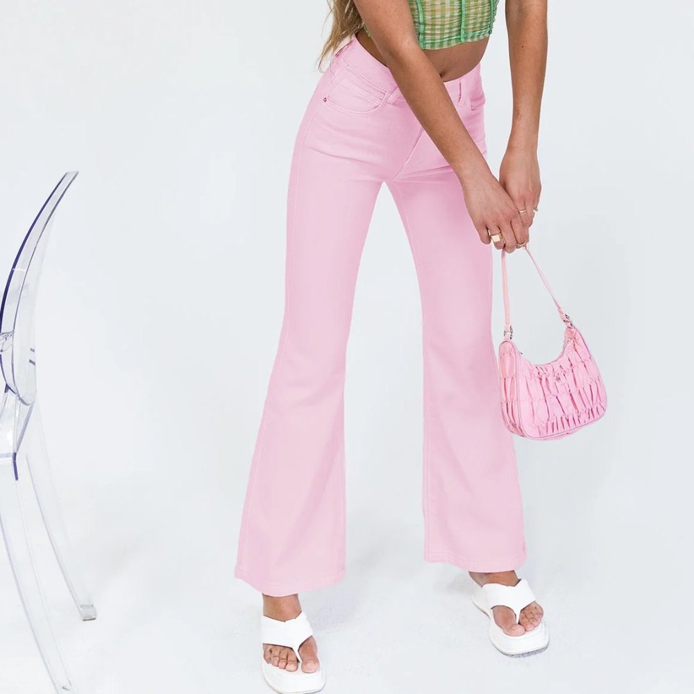 Princess Polly CASCADE JEANS Pink